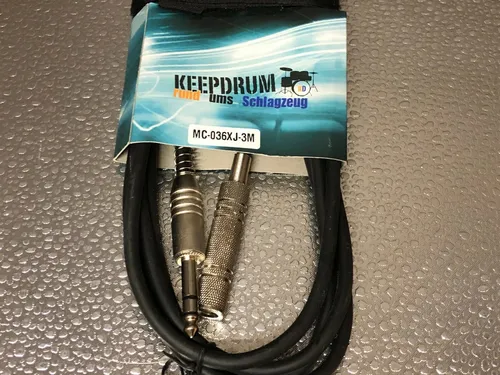 KEEPDRUM MC-036XJ-3M Verlängerungskabel 6,33mm Stereo Klinke Kopfhörer