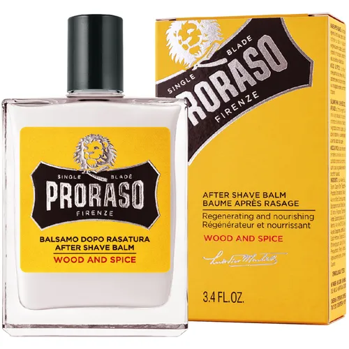 Proraso Wood & Spice After Shave 100ml feuchtigkeitsspendender Aftershave-Ba