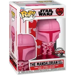 Funko POP! Star Wars: Boba Fett & Grogu (The Child) - Sammlerfigur - Diese ca. 9,5 cm große Vinylfigur ist das perfekte Geschenk für Fans von The Mandalorian. Hergestellt aus hochwertigem Vinyl, bietet sie eine langlebige Ergänzung für jede Sammlung.