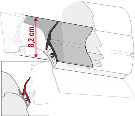 Fiamma Kit Rain Guard California Abdichtgummi, 200cm von Fiamma