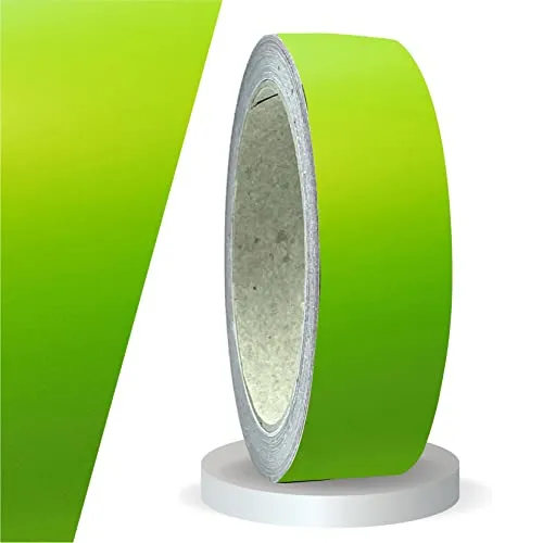 siviwonder Zierstreifen selbstklebend Folie Lime Grün Matt matt 30 mm x 10 m Rolle Dekorband Auto Motorrad Boot Fahrrad Wohnwagen Helm Pinstripe Klebeband für Konturmarkierung Linien Dekoration Akzent