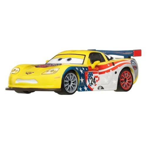 Disney Cars Spielzeug-Rennwagen Jeff Gorvette JDG54 Disney Cars Race & Rescue Die-Cast 1:55