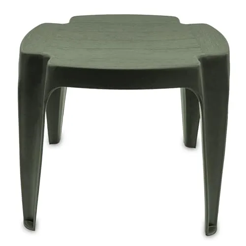 Spetebo Kunststoff Gartenhocker 38x38 cm in grün von Spetebo