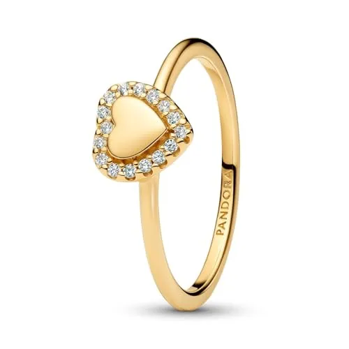 Produktbild Pandora Damenring Herz Goldfarben 163801C01-60