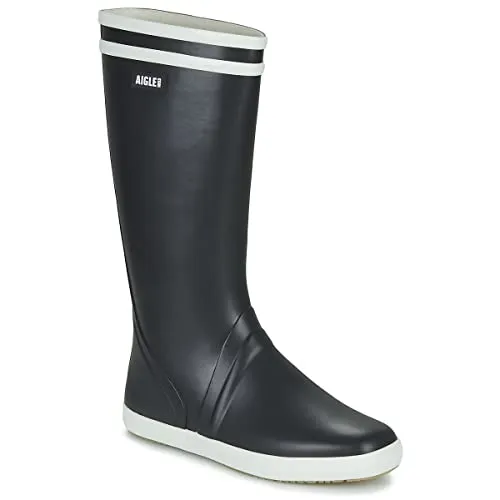 Aigle Herren Goeland Gummistiefel, Marineblau, Weiß, 38 EU von Aigle
