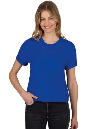 Trigema Damen T-Shirt aus 100% Baumwolle - T-Shirts für Damen – Bequemes Single-Jersey T-Shirt mit klassischem Schnitt, ideal für den Alltag und aus hochwertiger, supergekämmter Baumwolle.