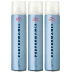 Wella Styling Performance Haarspray 3 x 500ml - Hochwertiges Haarspray für langanhaltende Styles, das nicht verklebt und einfach auszubürsten ist. Ideal für professionelle Ergebnisse und perfekten Halt den ganzen Tag.