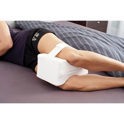 RUSSKA Kniekissen aus Baumwolle, Weiß, Standard