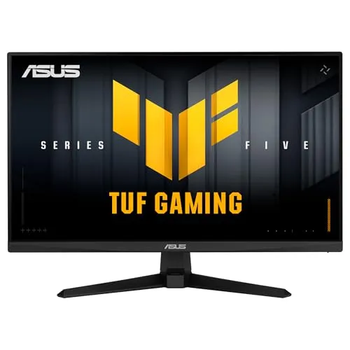 ASUS TUF VG249QM5A Gaming Display 23.8 Zoll - Full HD Gaming Monitor mit 240 Hz und ultra-schneller Reaktionszeit von 0.3 ms, ideal für Gamer, die höchste Leistung und Bildqualität verlangen.