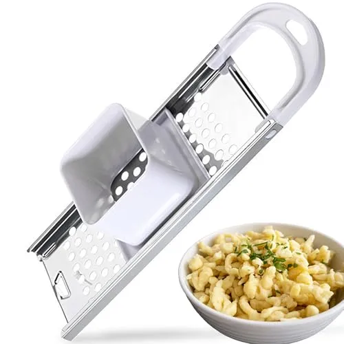 Spätzlehobel Mit Teigschlitten, Spätzle Reibe Und Presse aus Edelstahl