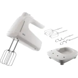 AEG AHM4W 3000 Series Handmixer Weiß - Handmixer mit leistungsstarkem Motor, ideal für müheloses Rühren und Mixen in der Küche.
