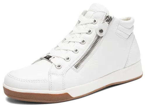 ara Damen Rom Sneaker, White 12 44499 69, 40 EU - Damen-Sneaker mit Wechselfußbett und High Soft Bamboo für optimalen Komfort und ein angenehmes Tragegefühl.