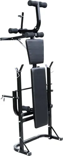 vidaXL Hantelbank Schwarz von vidaXL