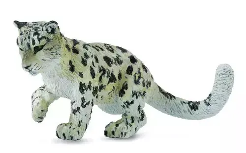 Leopard śnieżny młody bawiący się Collecta 4892900884974