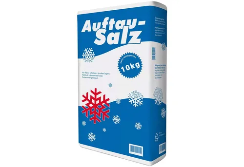BURI Streuwagen 10kg Streusalz im Sack Auftausalz Straßensalz Tausalz Streumittel