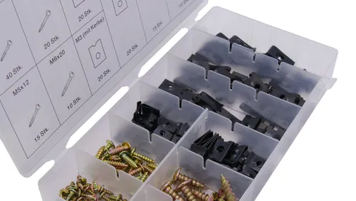 tlg Blechmutter & Schrauben Set schnappmutter kotflügelmuttern blechmuttern 170