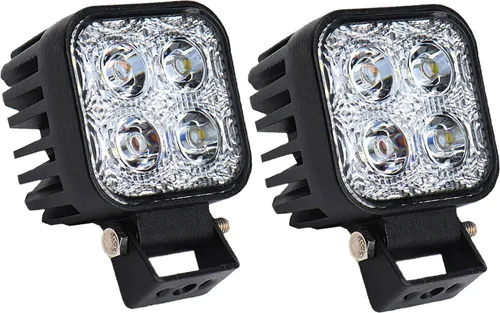 Greenmigo 2X 12W LED Scheinwerfer Flutlicht Rückfahrscheinwerfer IP67 Wasserdicht Arbeitsscheinwerfer 12V 24V