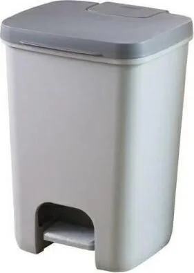 Curver Mülleimer Essentials, grau, 20 Liter