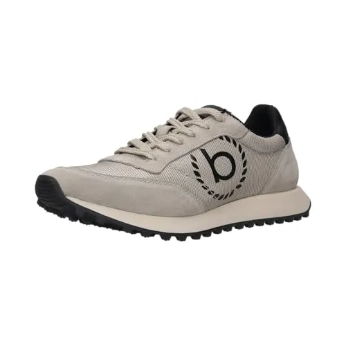 bugatti Sneaker grau 41 EU - Stylische bugatti Sneaker in Größe 41, Farbe Grau (1515) aus hochwertigem Leder. Mit bequemem Wechselfußbett und schnürbarem Verschluss für optimalen Tragekomfort.