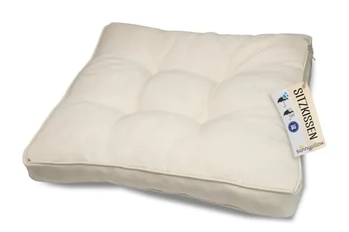Sitzpolster Beige von sunnypillow