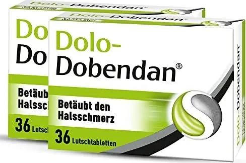 Dolo-Dobendan Lutschtabletten bei Halsschmerzen von Reckitt Benckiser Deutschland GmbH