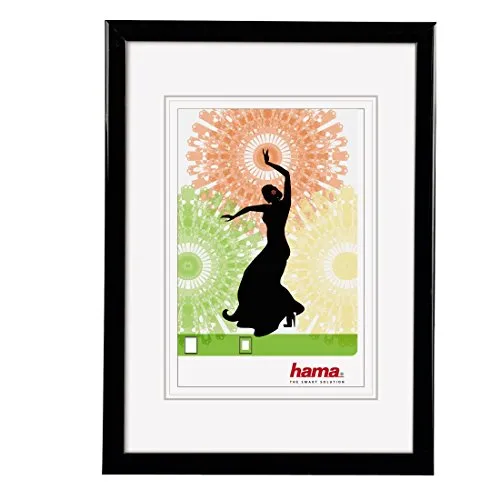 Hama Kunststoffrahmen Madrid, Schwarz, 30 x 45 cm