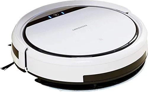 Medion Saugroboter MD10064 mit intelligenter Navigation - Saugroboter für Trocken- und Nassreinigung, intelligente Navigation und programmierbare Startzeiten für mehr Flexibilität im Alltag.