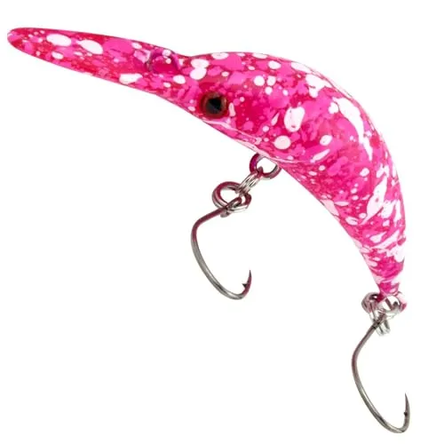 Fishing Tackle Max Unisex – Erwachsene 10C5200343C10 FTM Mega Masu MR Wobbler 3,5cm 35mm 2,5g UV Camou Pink 5200343 Ultra Light Fischen Forellenangeln Barschangeln, Bunt, Normal