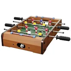 Philos-Spiele Tischfußball-Kicker 3241 - Kompakter Tischfußball für Zuhause und Büro, inkl. 2 Bälle und 12 Spieler aus Kunststoff