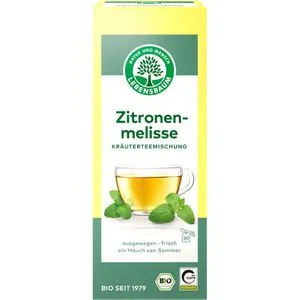 Lebensbaum Tee Zitronenmelisse Kräutertee, BIO, 20 Teebeutel, 30g