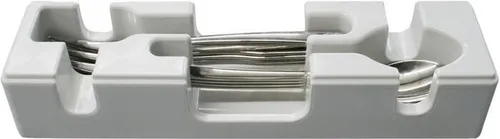 Purvario Kontura On-Top Besteckeinsatz für Kuchengabeln und -löffel