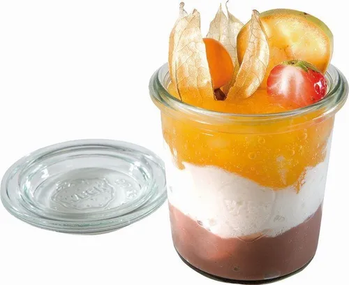 APS Einmachglas Weck 12-tlg. Set - Einmachgläser, vielseitig einsetzbar für Präsentieren, Bevorraten und Einfrieren. Deutsche Markenqualität, spülmaschinenfest und temperaturbeständig von -30°C bis 180°C.