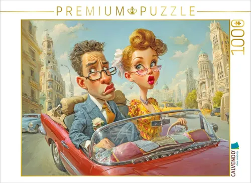 CALVENDO Puzzle Amüsante Karikaturen | 1000 Teile Lege-Größe 64x48cm Foto-Puzzle für glückliche Stunden
