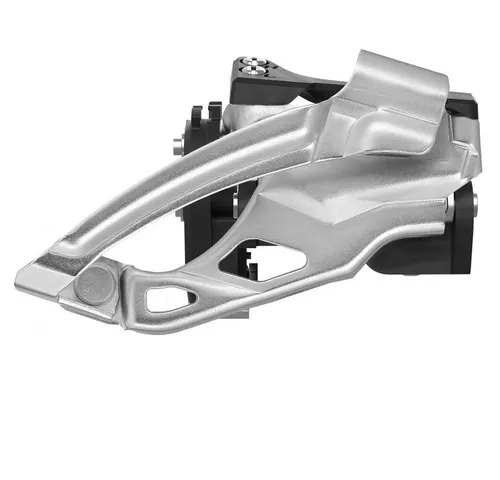 SunRace Kettenumwerfer FDMS66 2x10-fach Silber - Präzise Schaltperformance - Der SunRace FDMS66 Umwerfer für 2x10-fach-Schaltungen garantiert präzises Schalten. Mit DualPull-Technologie und leichtem Aluminium-Design ist er ideal für Gravel-, City- und Mountainbikes. Perfekte Wahl für ambitionierte Radfahrer.