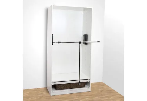 SO-TECH® Kleiderstange Kleiderlift mit Teleskop-Breitenverstellung 545 - 700 mm, Tragkraft 8 kg