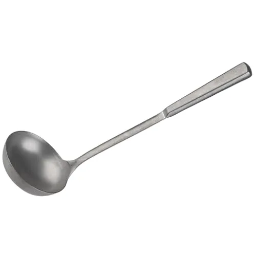 APS 75924 Suppenkelle -CLASSIC- Ø 9 cm, Griff: 24 cm, 18/0 Edelstahl, 0,1 Liter vintage Look