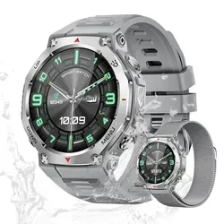 Valdus Herren Fitness-Tracker – 5ATM Wasserdicht mit Telefonfunktion - Entdecken Sie die Valdus Herren Smartwatch: 5ATM wasserdicht, ideal für Sport und Freizeit. Mit Herzfrequenz- und Schlafanalyse, über 100 Sportmodi und smarten Funktionen ist sie der perfekte Begleiter für aktive Tage.