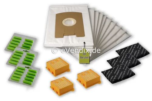 eVendix Staubsaugerbeutel passend für Vorwerk Tiger VT 260, passend für Vorwerk, 1 St., Vorwerk Kobold / Tiger VT 260, 265, 270, 300
