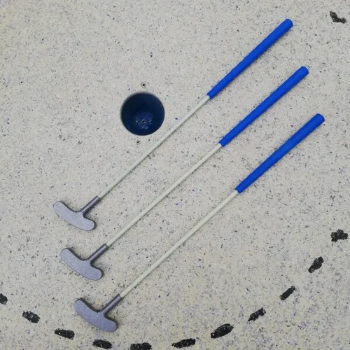 Qualitäts Minigolfschläger, 3 Stück, 65cm