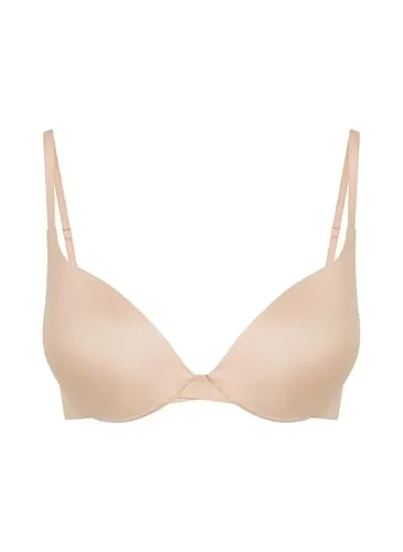 Hunkemöller Vorgeformter Push-Up-Bügel-BH Smooth - Rugby tan - 80B - Entdecke den perfekten Alltags-BH für ein selbstbewusstes Auftreten. Mit gemoldeten Cups für einen nahtlosen Look und einem leichten, atmungsaktiven Material für höchsten Komfort – ideal für jeden Anlass.
