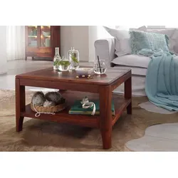 Couchtisch BROOKLYN aus Sheesham 70x70x40 von Massivholzmöbel24