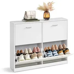 VASAGLE Schuhschrank 4 Klappen von VASAGLE