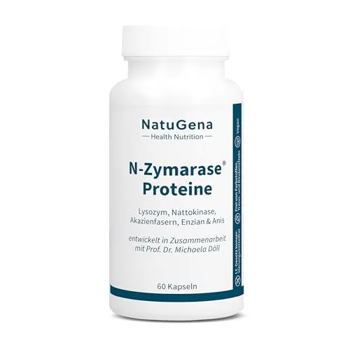 NatuGena N-Zymarase Proteine | 60 Kapseln
