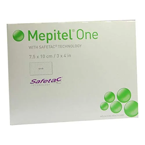 Mepitel One Wunddistanzgitter 7.5x10cm - 10 ST - Arzneimittel mit Safetac Technologie, die Schmerzen reduziert und die Heilung optimiert. Ideal für exsudierende Wunden und sorgt für eine sanfte Anwendung ohne Rückstände.