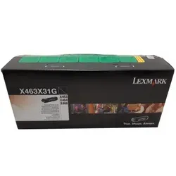 Lexmark X463X31G Toner - Schwarz - Original Tonerkassette für Lexmark Drucker, sorgt für gestochen scharfe Ausdrucke und hohe Seitenleistung.