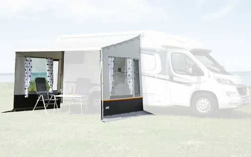 Berger Seitenwände L für Thule Dach- und Wandmarkisen 240 - 260 cm B-Ware