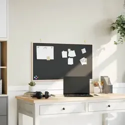 vidaXL Kreidetafel mit massivem Kiefernholzrahmen 100x55 cm - Kreidetafel für Wand, ideal für Notizen und Kritzeleien, leicht zu reinigen und vielseitig einsetzbar in Büro und Küche.