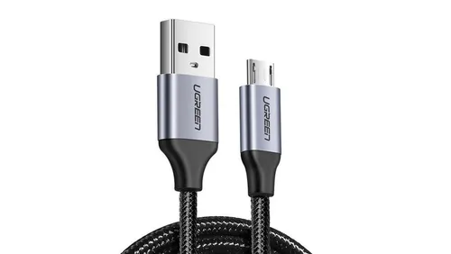 Kabel Ugreen US290 60146 USB-A / micro USB 2.4A 1m - szary