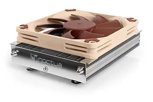 Noctua NH-L9a-AM5: Premium Low-profile Kühler für AMD AM5 (Braun) - CPU-Kühler mit nur 37mm Bauhöhe für beste Kompatibilität, ideal für HTPCs. Ausgezeichnete Kühlleistung und flüsterleise im Leerlauf dank NF-A9x14 Slim-Lüfter.