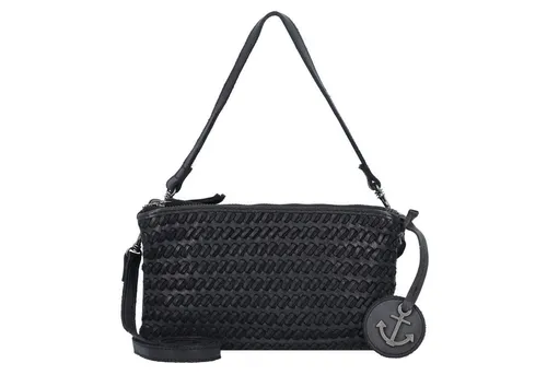 HARBOUR 2nd Schultertasche Soft Weaving, Leder in grau von Harbour 2nd